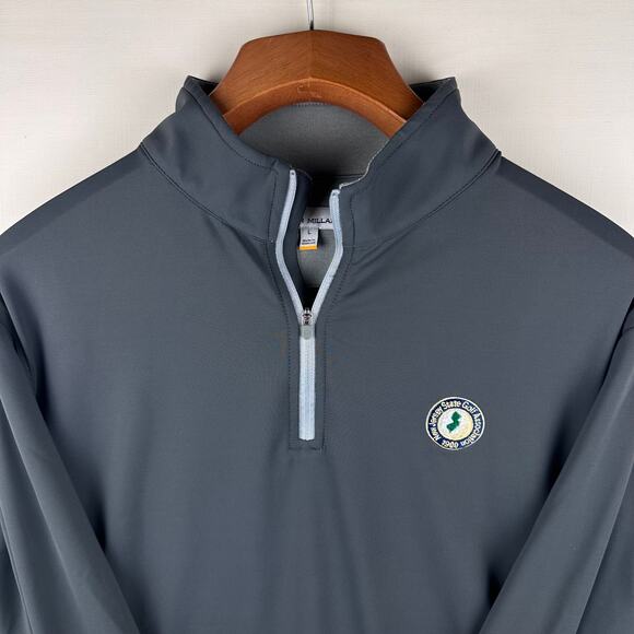 Peter Millar Summer Comfort  x NJGA Men's Size L 1/4 Zip Quarter Zip Long Sleeve - Picture 1 of 10